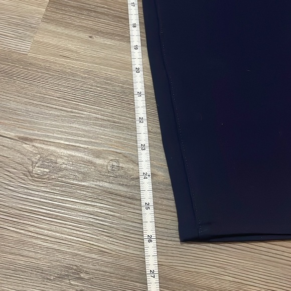 Talbots Soho 5-pocket leggings navy Size 12 P NEW Ankle High rise Ponte Stretch - Picture 15 of 16